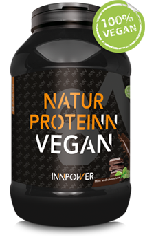 Imagen del bote de la proteína vegetal vegana de Innpower